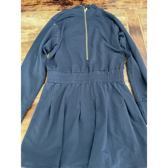 NWT Anthropologie Sundays by wearesundays Women's Blue Sasha Dress Size Medium - Picture 2 of 7